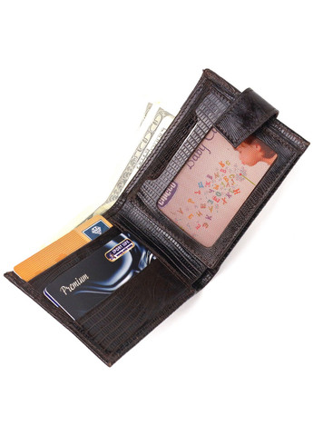 Чоловічий шкіряний гаманець 11х8,3х1 см Canpellini (259244266)