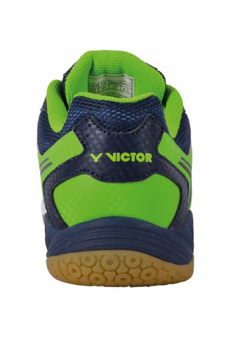 Синие всесезонные кроссовки женские для сквоша a501 indoor white/green unisex - 36 Victor