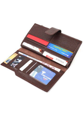 Жіночий шкіряний гаманець 10х18,7х2 см Canpellini (259246348)