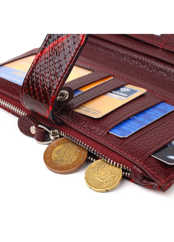 Женский кожаный кошелек 10х18,7х2 см Canpellini (259247326)