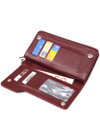 Женский кожаный кошелек 20х10,5х3 см Canpellini (259247261)