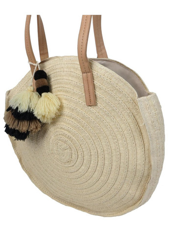 Екологічна жіноча солом'яна плетена сумка 30х30х6 см Esmara (259246435)