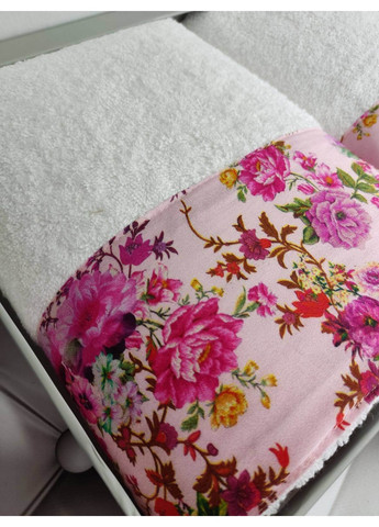 Подарунковий набір рушників для ванної Goldy 50х90 см + 70х140 см Belizza білий