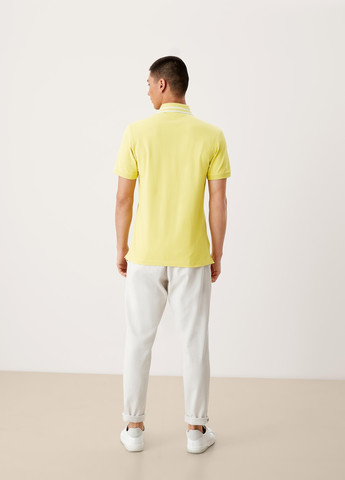 Желтая футболка-поло для мужчин S.Oliver