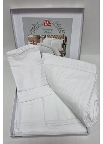 Комплект постельного белья Premium Basic White King Size Tac (259244148)