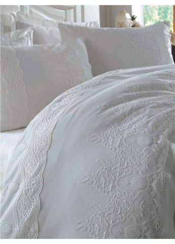 Комплект постельного белья Duru с кружевом. Евро Dantela Vita (259245436)