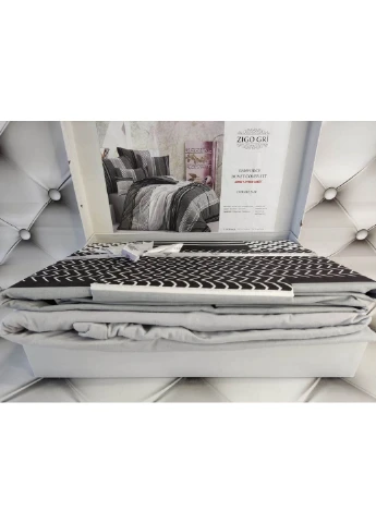 Комплект постільної білизни Zigo Grafit Grey Евро Belizza (259244808)