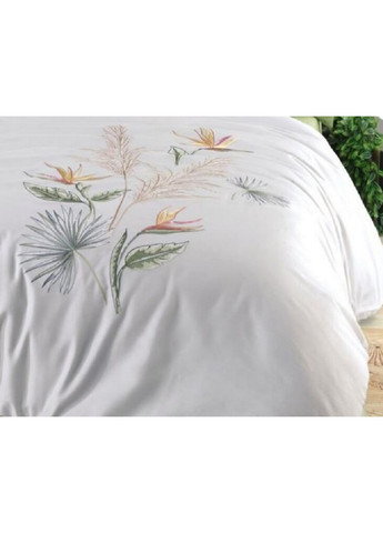 Постільна білизна Starlice Cream з вишивкою Евро Dantela Vita (259246525)