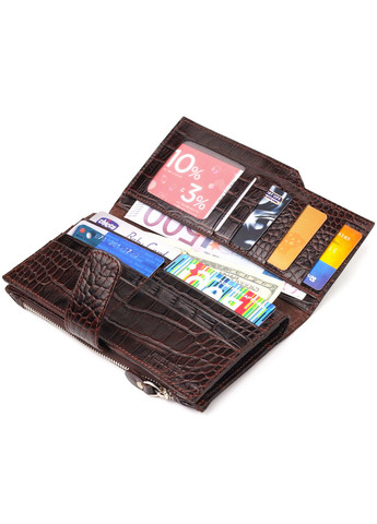 Жіночий шкіряний гаманець 10х18,7х2 см Canpellini (259265054)