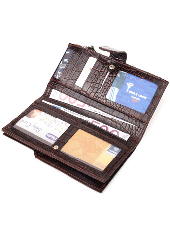 Жіночий шкіряний гаманець 10х18,7х2 см Canpellini (259265054)