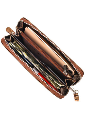 Жіночий шкіряний гаманець 19х9,5х2,5 см Canpellini (259265038)