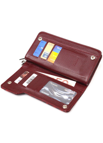 Жіночий шкіряний гаманець 20х10,5х3 см Canpellini (259265048)
