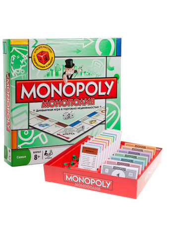 Настольная игра Монополия на русском языке 27х27х5 см Joy Toy (259265303)
