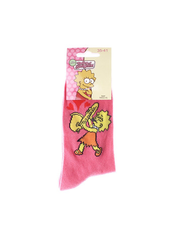 Носки Lisa And Saxo 1-pack 35-41 pink The Simpsons (259296355)
