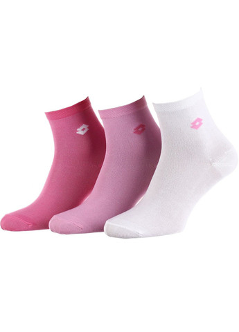 Носки 3-pack 36-41 white/pink 11510214-2 Lotto (259296411)