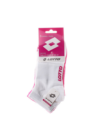 Шкарпетки 3-pack 36-41 white/gray/pink Lotto (259296409)