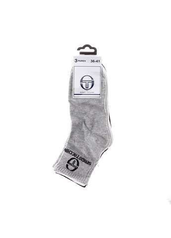 Шкарпетки 3-pack 36-41 black/gray/white Sergio Tacchini (259296252)