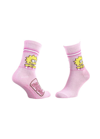 Носки Lisa Geekazoid 1-pack 35-41 pink The Simpsons (259296362)
