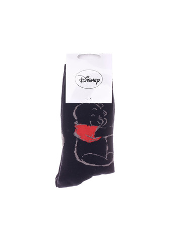 Чорні шкарпетки winnie serves a heart 1-pack 36-41 black Disney (259296494)