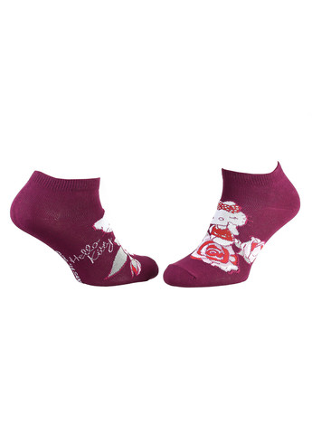 Шкарпетки Hk Rose 1-pack 35-41 burgundy Hello Kitty (259296539)