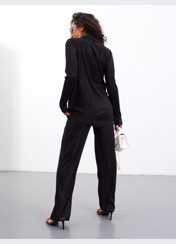 брючный плиссированный костюм черного цвета Dressa (259261940)