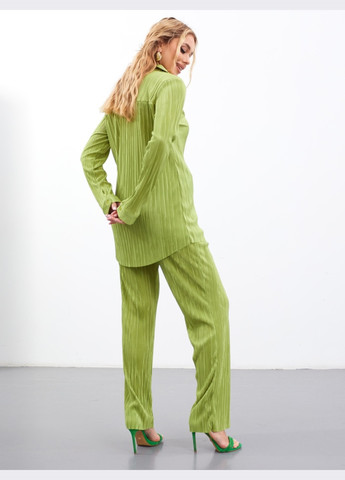 брючний плісирований костюм зеленого кольору Dressa (259261950)
