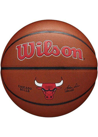 Мяч баскетбольный NBA Team Composite Chicago Bulls Size 7 Wilson (259296340)