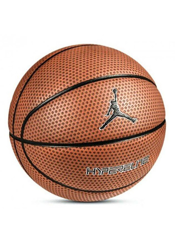 Мяч баскетбольный Jordan Hyper Elite 8P Size 7 Amber / Black / Metallic Silver / Black Nike (259296690)