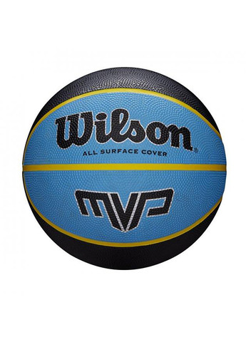 Мяч баскетбольный MVP 295 Size 7 Black/Blue Wilson (259296306)
