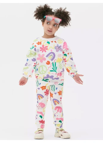 Белые спортивные зимние брюки Primark