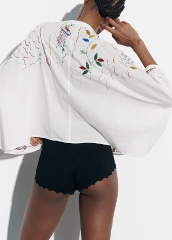 Белая блуза Zara