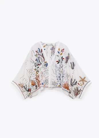 Белая блуза Zara