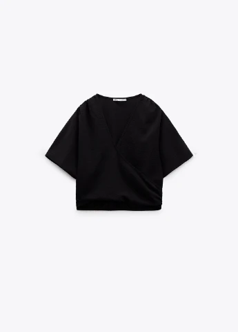 Чорна блуза Zara