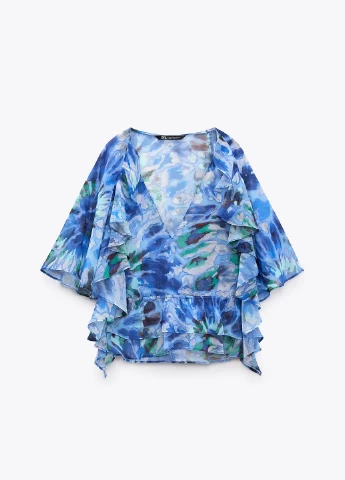 Комбінована блуза Zara