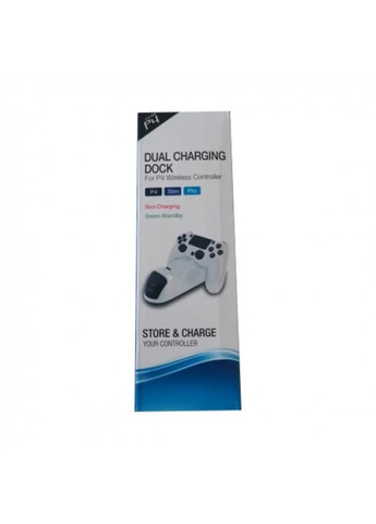 Зарядна станція для Dualshock 4 white DOBE tp4-889 (259301307)