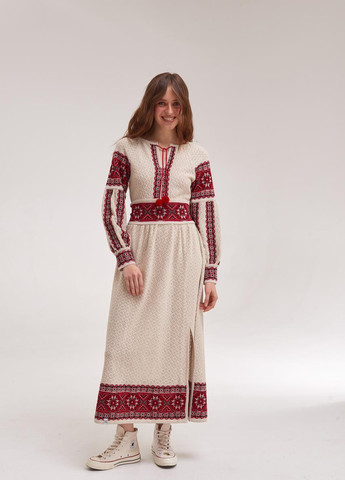 В'язана жіноча сукня "Спадщина" довга MEREZHKA (259297835)