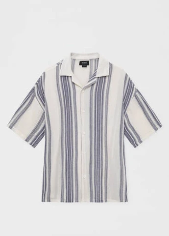 Белая рубашка Pull & Bear