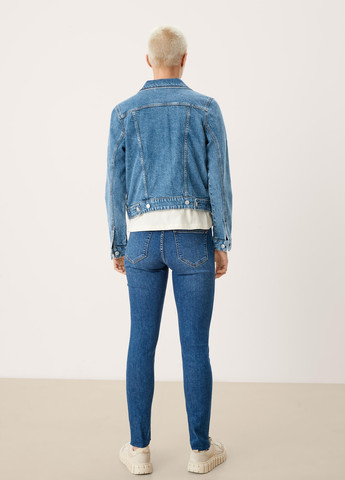 Синяя демисезонная джинсовая куртка S.Oliver
