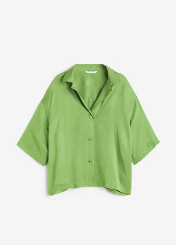 Зелёная блуза H&M
