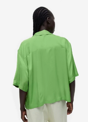 Зелёная блуза H&M
