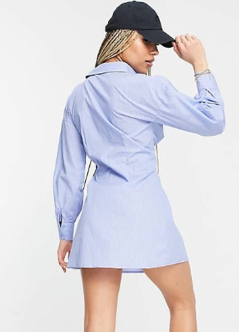 Синее платье Missguided