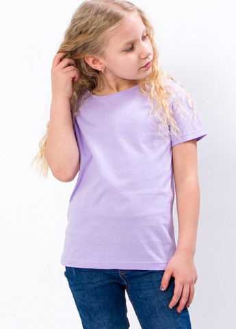 Фиолетовая летняя футболка детская Носи своє