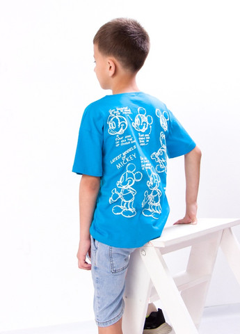 Бірюзова літня футболка для хлопчика бірюзовий носи своє (6263-001-33-v0) Носи своє