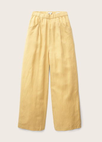 Желтые кэжуал летние брюки Tom Tailor