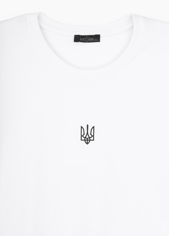 Белая футболка "герб" Demos