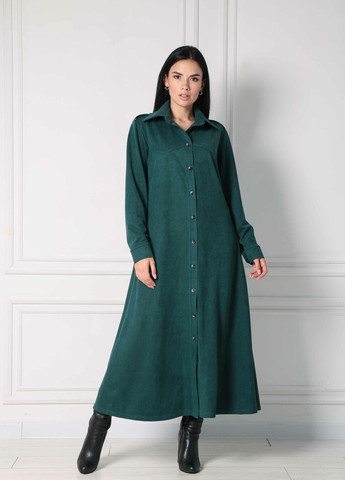 Зеленое кэжуал платье Ри Мари однотонное