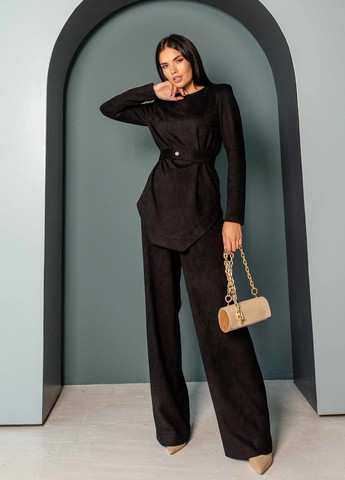 Черная летняя блузка Ри Мари