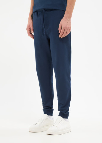 Темно-синие спортивные демисезонные брюки Terranova