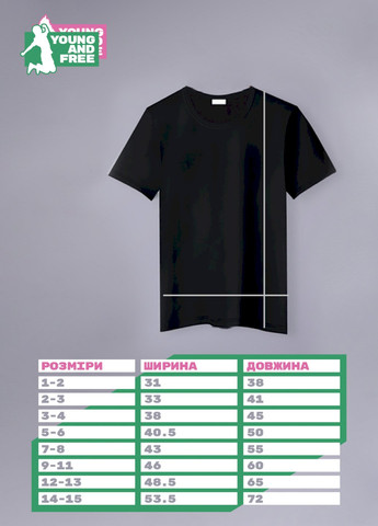 Черная демисезонная футболка детская патриотическая черная "артем est.kharkiv" Young&Free
