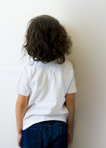 Біла демісезонна футболка дитяча біла "кіт" Young&Free